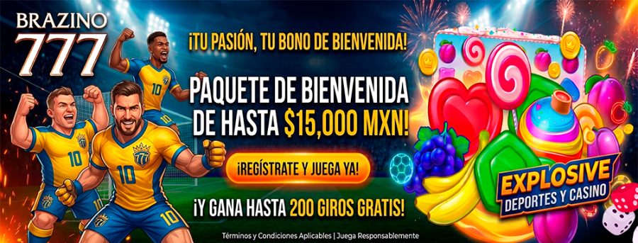 Banner 1 - Brazino MX - Casinos Online - Casinos Expertos
